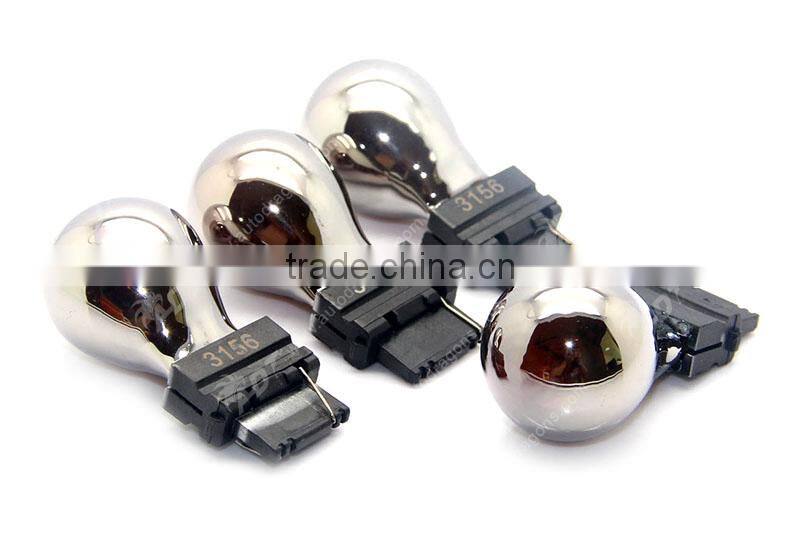 2016 Hot selling white, green, blue, red, amber, yellow 3156 chrome bulb