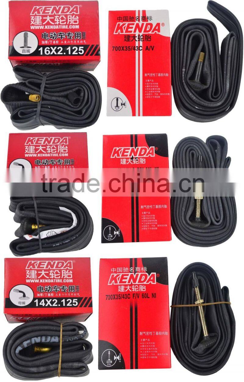 hot sale high quality factory price wear resistant KENDA bicycle tubes bicycle parts
