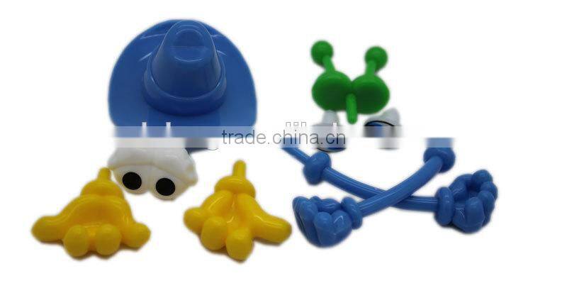 Assorted Colors ,moving soft sand molds,moving sand play toys plastic monster Sand Molds tools