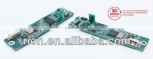 HCM500 3d compass sensor with north seeking roll tilt angle max +/-180deg ,pitch tilt angle max +/-90deg