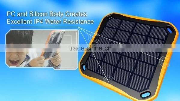 5600mah factory cheap portable solar power bank soalr charger