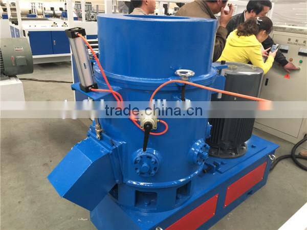 plastic film crusher to small piece agglomerator