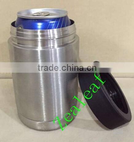 High quality vacuum stainless steel can cooler,vacuum insulated double wall freezer stainless steel can cooler
