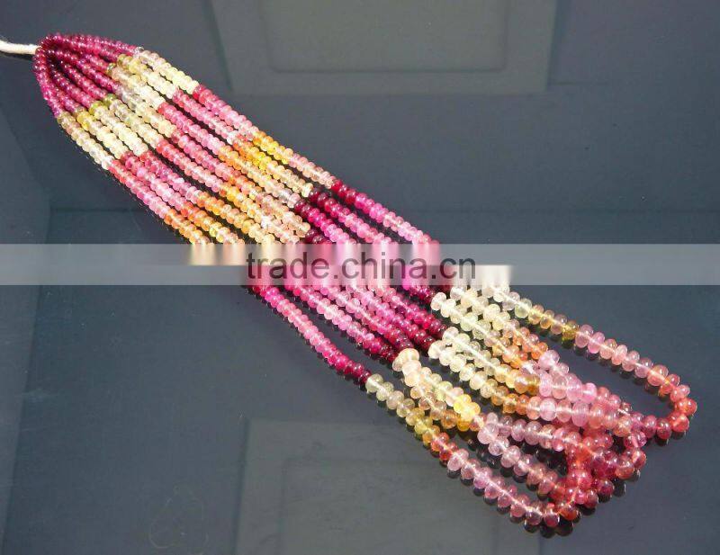 Natural Umba sapphire Rondelles Beads