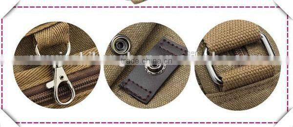 Classic Messenger Bag - Vintage Canvas Shoulder Bag for All-Purpose Use