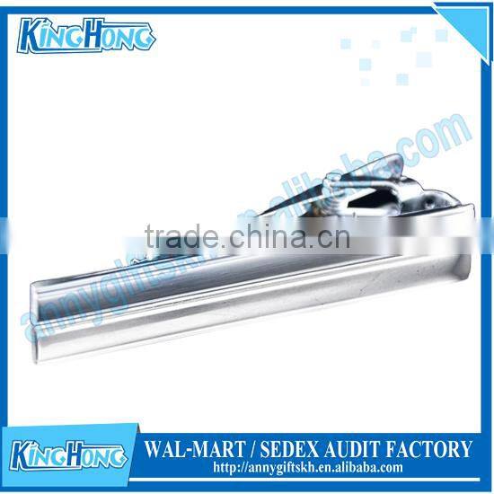 Silver plated custom tie bar tie clip for sale