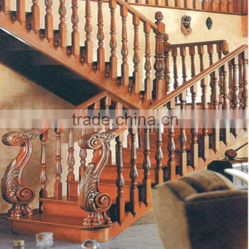 Home Use Antique Solid Wood Staircase Online Sale