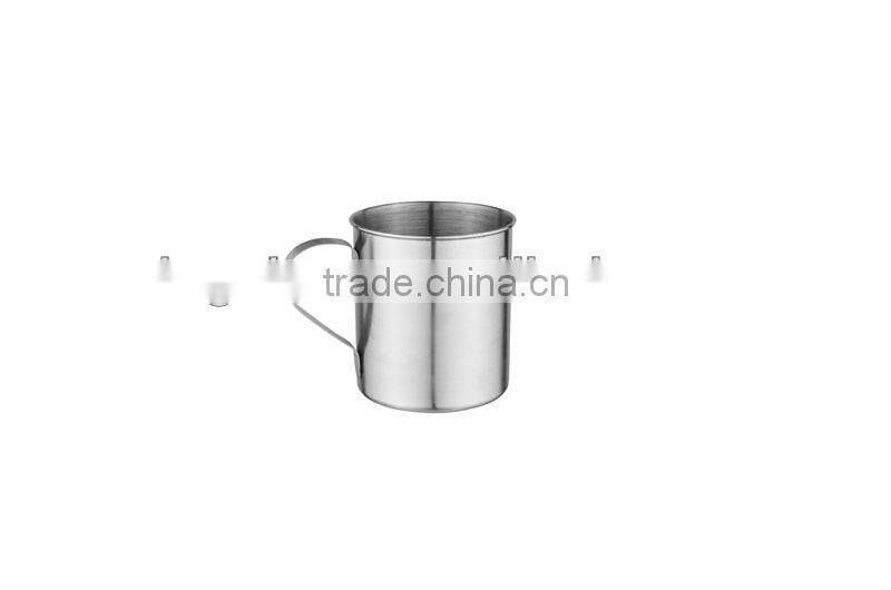 Stainless steel coffee mug220/300/400ml steel handle mug