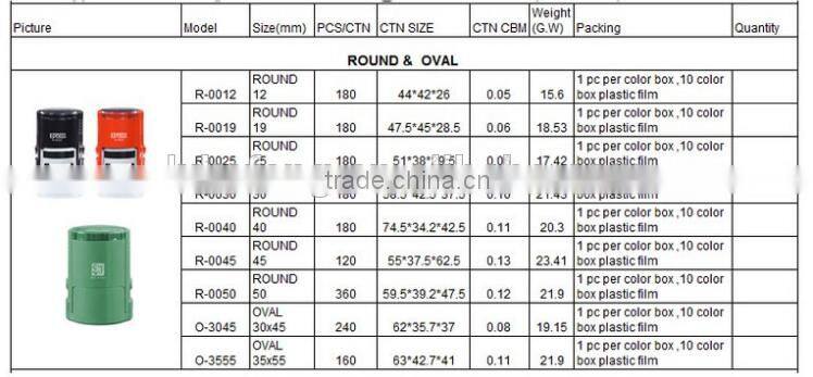 self-inking office stamp