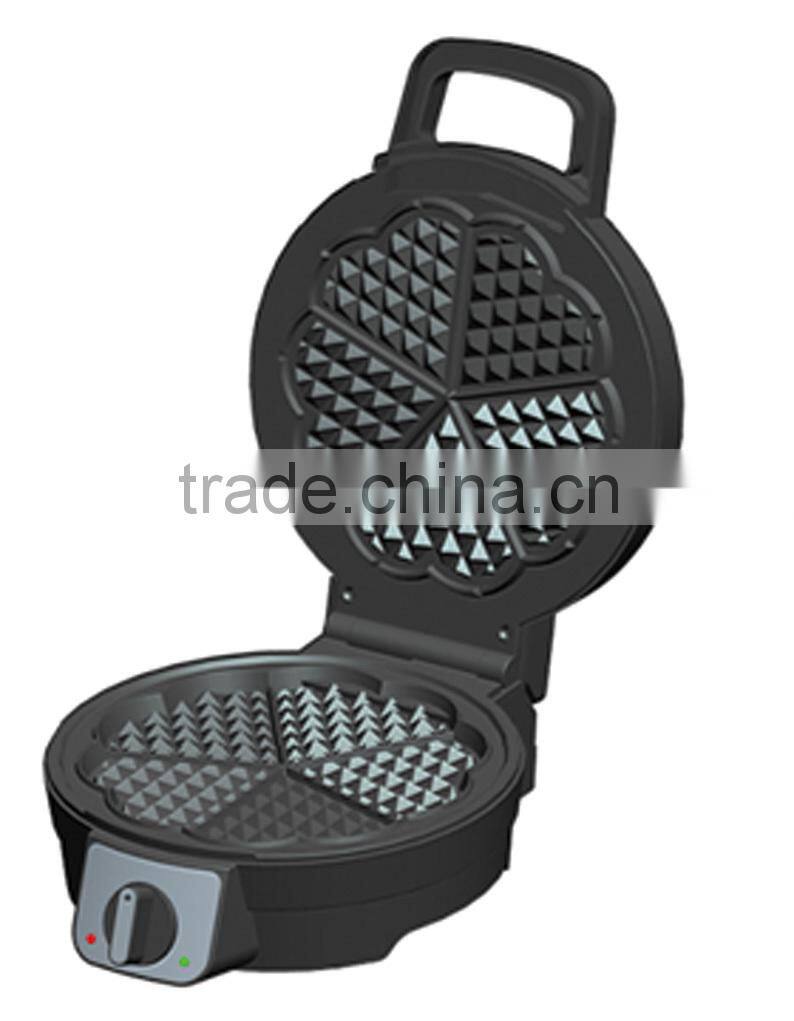 Die-cast Aluminum Electri Heart Waffle Maker