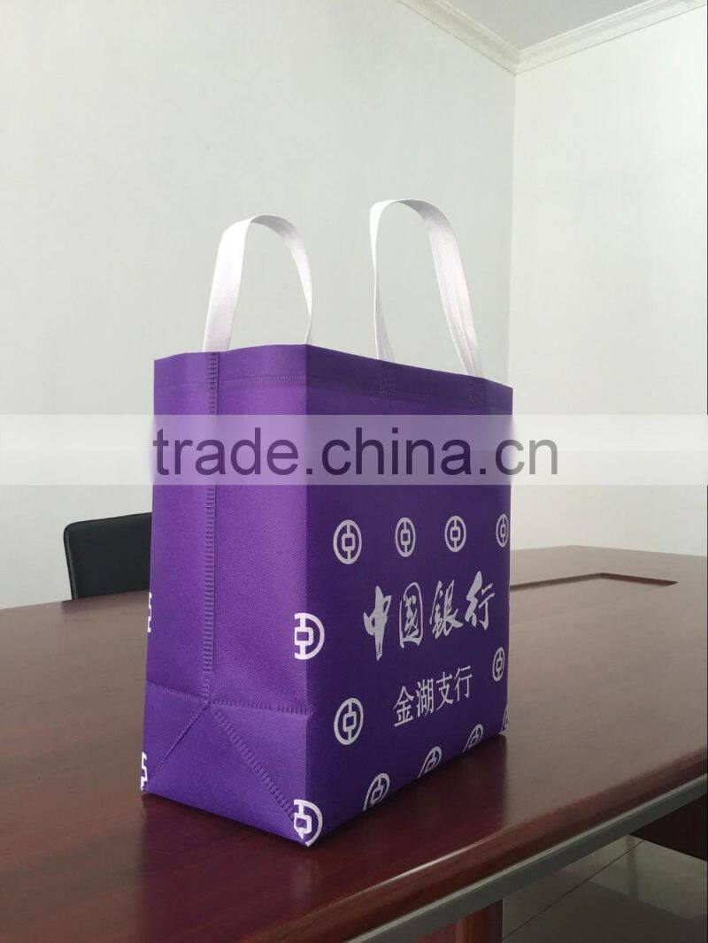Hot sale beautiful nonwoven handbag for gift and colourful printing