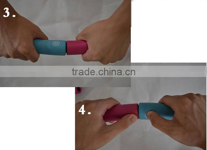 Foam covered weighted hula hoop for fitness