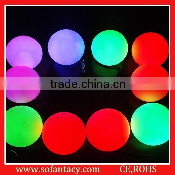 cheapest led poi ball,led juggling glow poi ball,RGB Color Changing LED Poi Ball, Flashing LED Poi Ball, Light Up Poi Balls