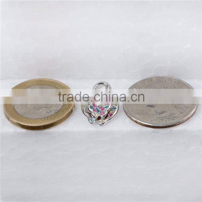 925 Silver Beads Butterfuly Animal Charms Pendant Necklace