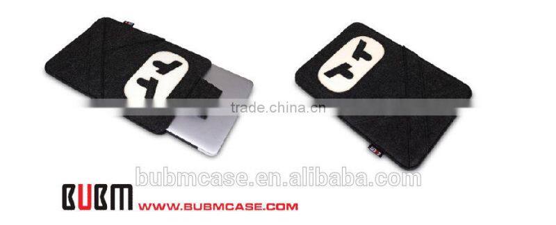 Fashion Black 9.7 inch Wool Felt Tablet Case Cartoon Naruto Bag Tablet Sleeve Tablet Pouch Laptop Bag