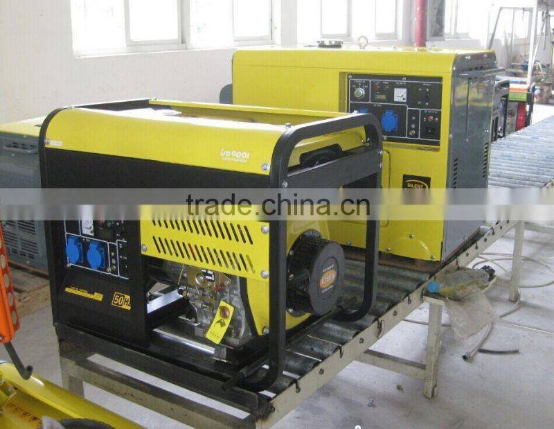 High Class Portable 250A 190F Engine Digital 7kv diesel welding generator Set