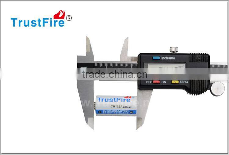 Trustfire lithium battery CR123A lithium-ion batteries disposable batteries 1300mah li-ion batteries lithium polymer batteries