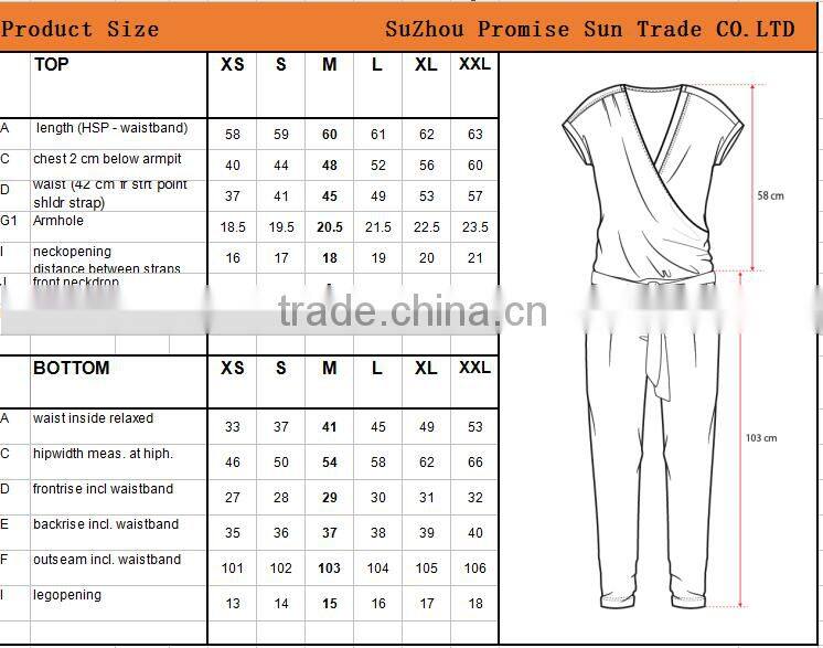 Deep V-neck sexy jumpsuit fashion new design