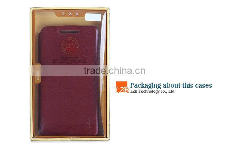 LZB Wholesale hot selling flip wallet case cover for xiaomi mi3,for xiaomi mi3 case, waterproof case for xiaomi mi3