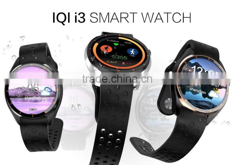 3G Heart rate monitor Pedometer G-sensor Wifi GPS smart watch