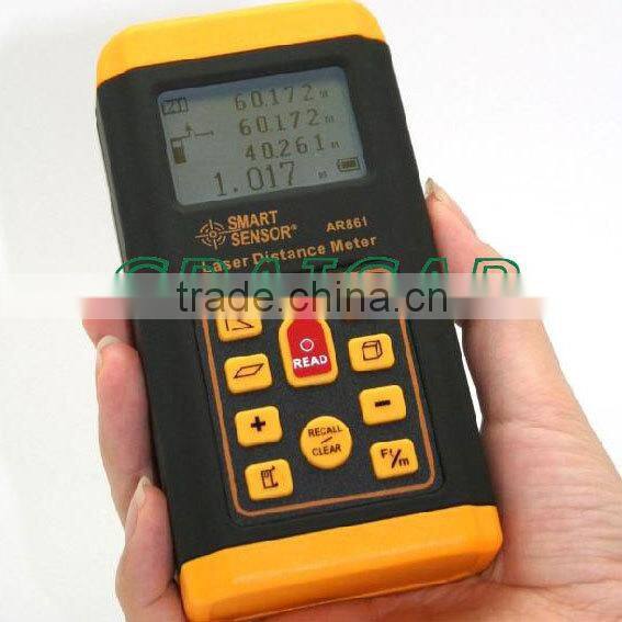 smart sensor AR861 laser range finder Laser Distance Meter Measure 0.3-60m