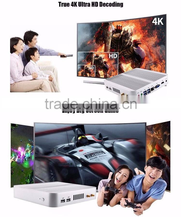 Partaker B1 Business Fanless VGA Intel Core i5 4200u Mini Desktop PC 12V