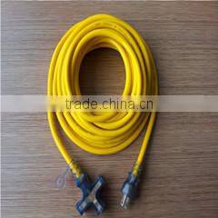2-pin japan colored coiled retractable power extension cord