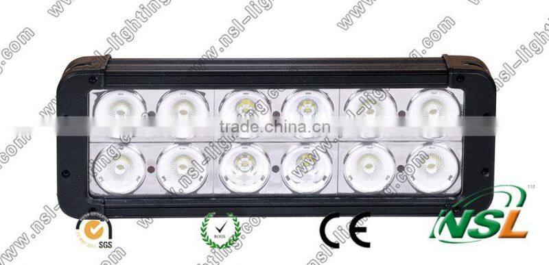 4.6'' 40W Led Work Light Bar 10-70V 10W Cree Double Row Led Light Bars Truck Boat SUV IP67 Offroad Led Light Bars
