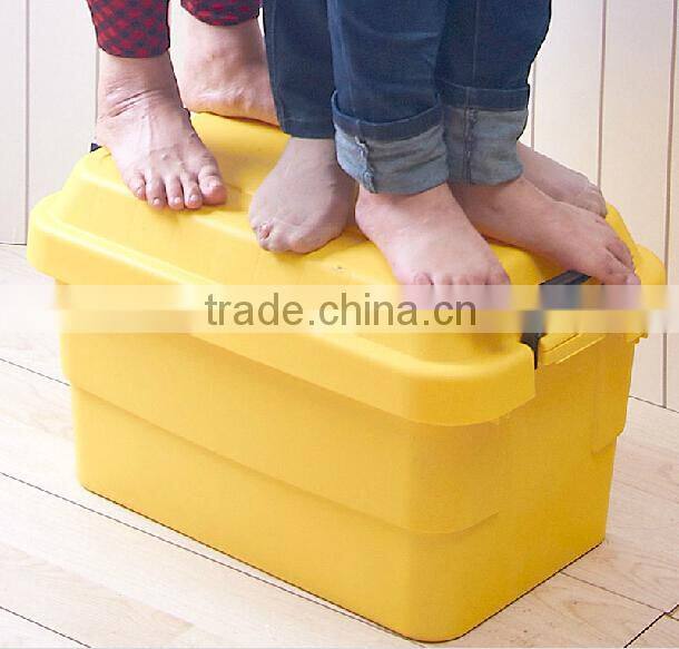 New arrival PP Eco-Friendly Folding Stocked keyway plastic storage box