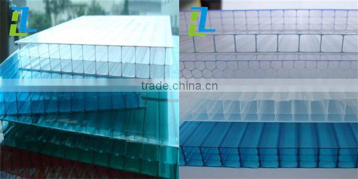 UV Protection Colored Solid/Hollow P4mm 6mm 8mm 10mm transparent canopy swimming pool coolycarbonate Roofing Sheet Manufacturers