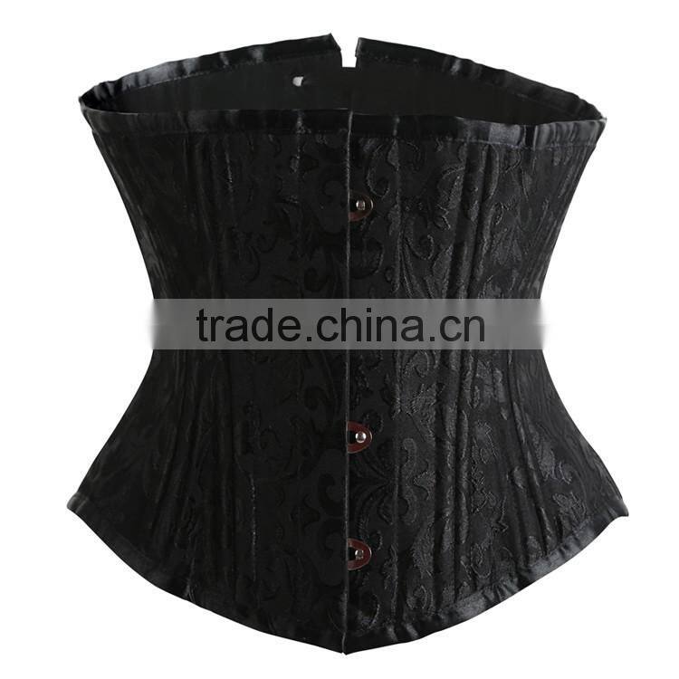 Charmian Women's 26 Spiral Steel Bones Denim Waist Cincher Body Shaper Corset