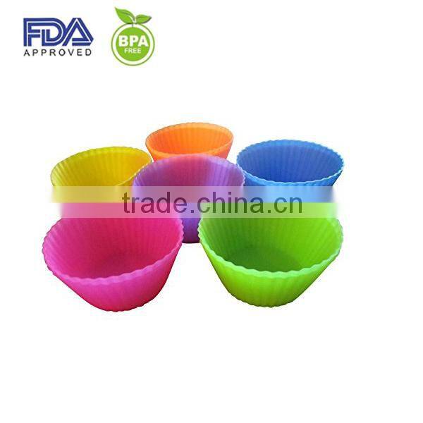 mini silicone muffin cup / silicone baking cup set/ silicone cupcake and baking cup