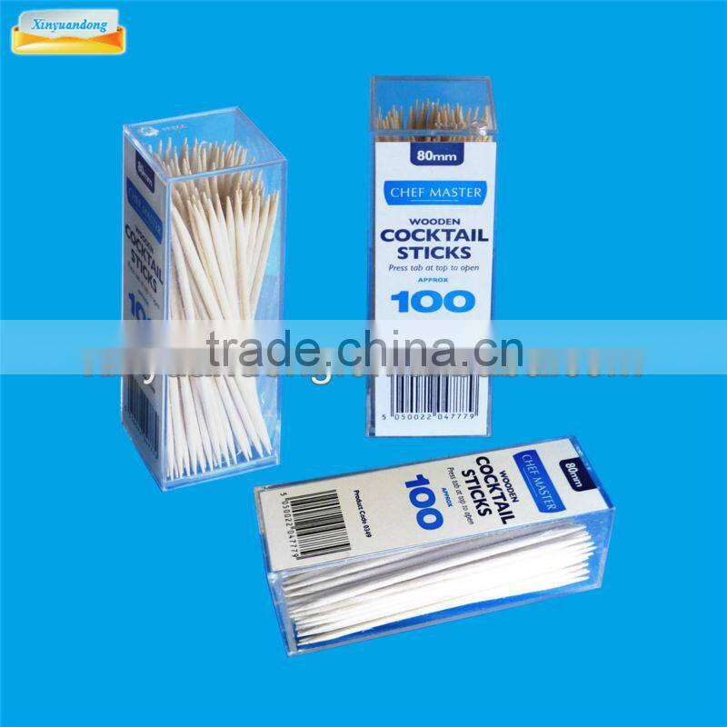 wooden toothpick barrels for sale / chinese tableware / plastic toothpicks / Birch wood toothpick / toothpick dispenser