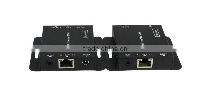Super quality HDMI Extender over single 50m/164ft cat5e/cat6 with IR Control