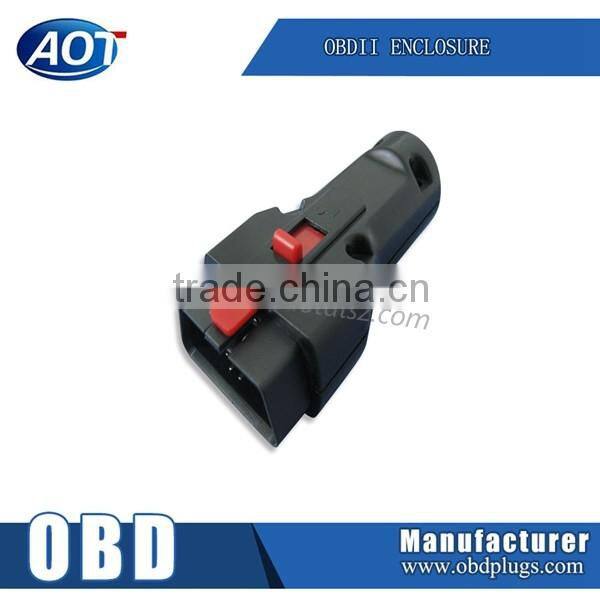 Professional J1962 plastic obd housing obd2 enclosure