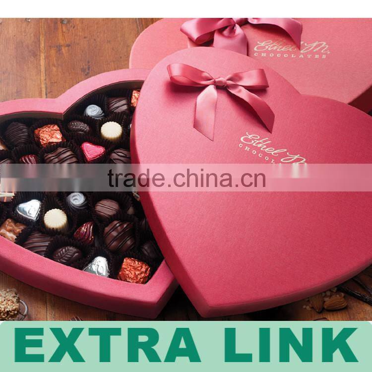 Heart Shaped Candy Chocolate Chewing Gum Food Paperboard Paper Packing Box