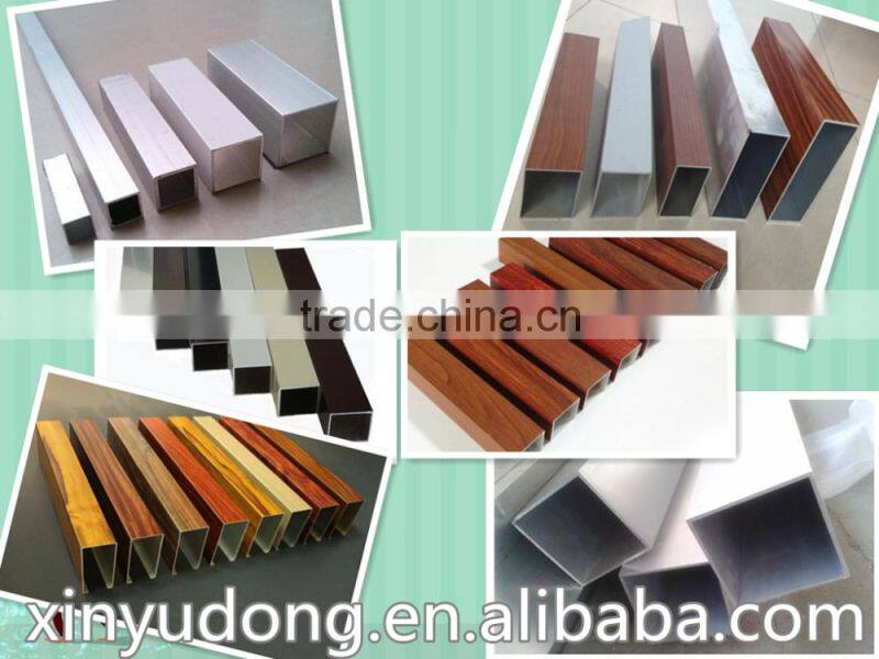 China best quality direct manufacturer aluminum extrusion profile 25x25/40x40... hollow tubes