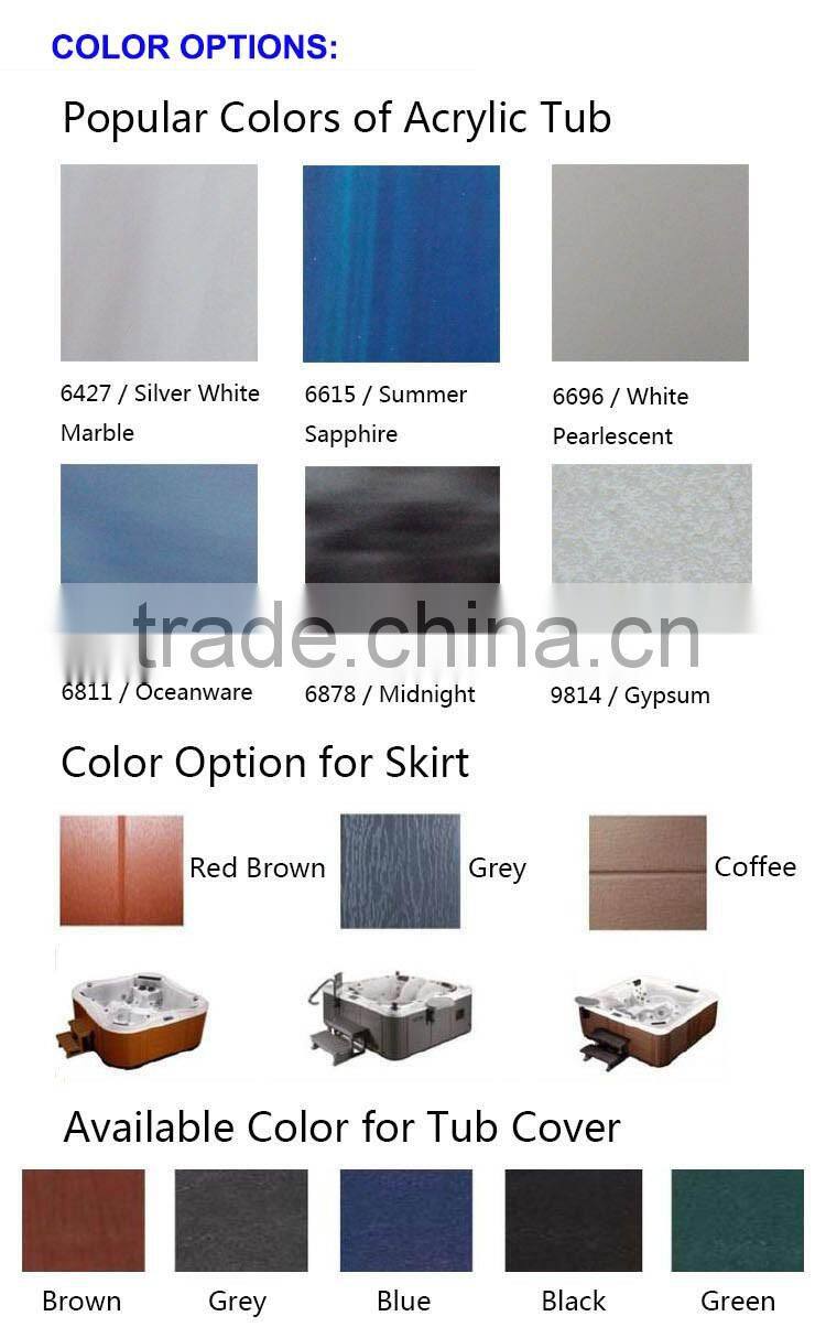 Good quality Acrylic JY8803 balboa system swim spa with cover