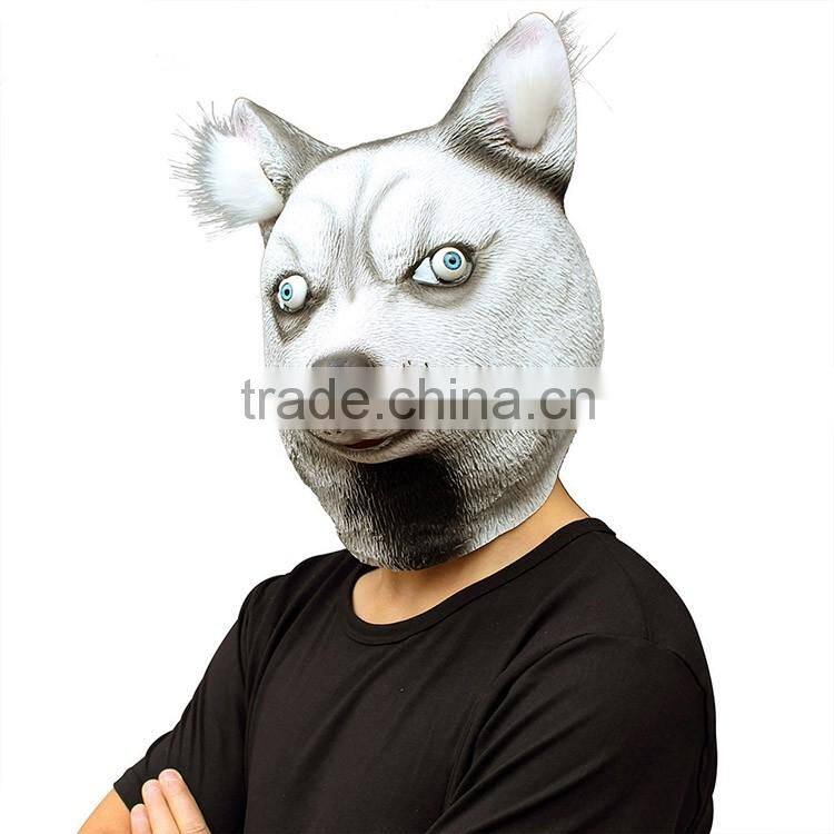 Brand new Masquerade Halloween cute felt realistic Animal Head Adult Mask