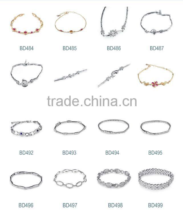 Hot Sale 925 silver mini cross bracelet