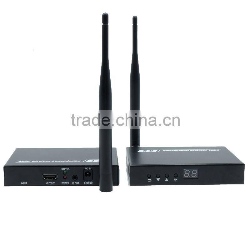 50M wireless video extender with IR & local HDMI output Up to 1080P@60Hz