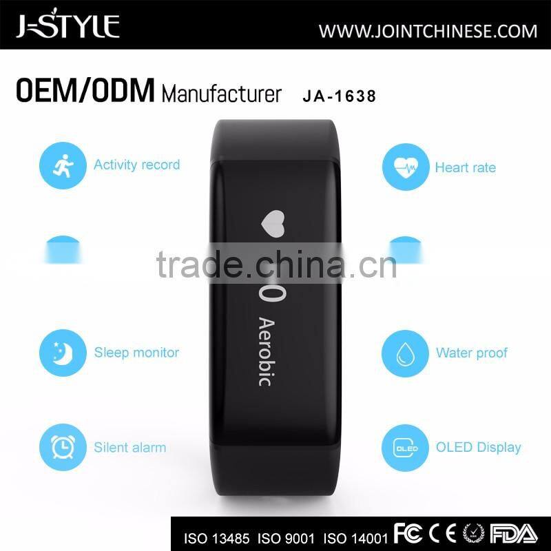 2016 fitness wireless activity heart rate tracker compatible with Android and IOS