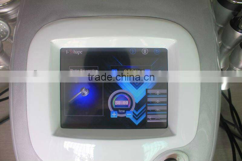 Hot sale! 6 in 1 smooth shapes cellulite machine cavitation ultrasonic