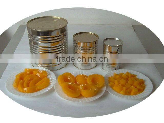 export health certificate food canned peaches brand