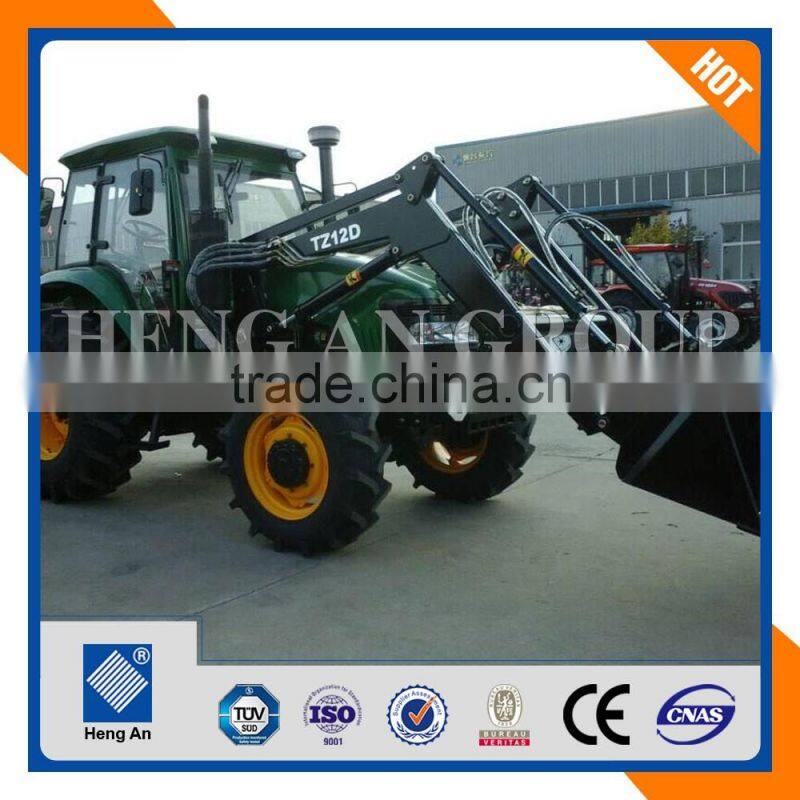 Tractor With Front End Loader And Backhoe