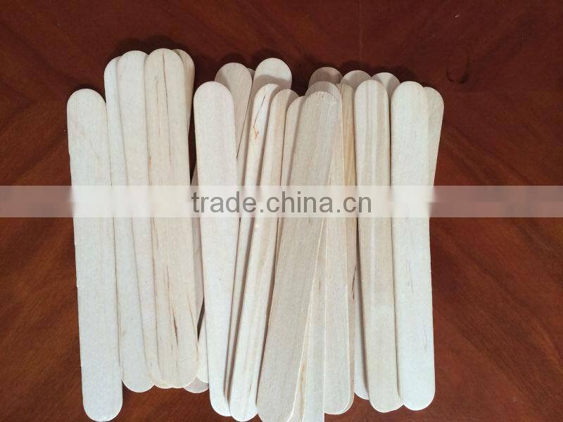 2015 new wood china supplier heilongjiang medical use disposable wooden tongue depressor
