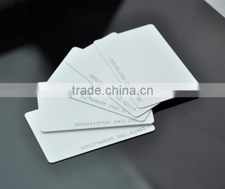 Hot selling contactless 13.56mhz dual frequency rfid card with CE certificate