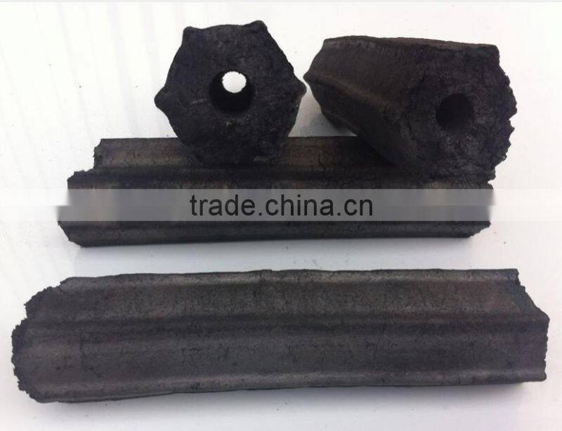 BBQ wood hexagon charcoal with good price per ton of charcoal for wholesale import