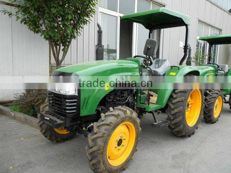 ENFLY DQ554 55HP 4WD farm tractor with front end loader, pallet fork, timber grapple, snow blade, backhoe
