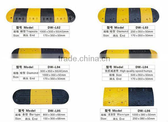 Traffic divider barrier, speed hump